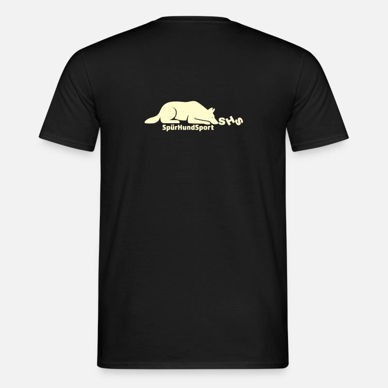 SHS Logo lemon - Männer T-Shirt - Schwarz