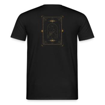 Zodiaque astrologique Zodiaque Cancer Design - T-shirt homme - noir - Dos - AI Model Male 178 light (178cm)