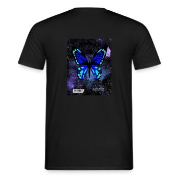 Butterfly Dreams - Männer T-Shirt - Schwarz - Hinten - AI Model Male 178 light (178cm)