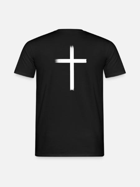 Croix Blanche - T-shirt homme - noir