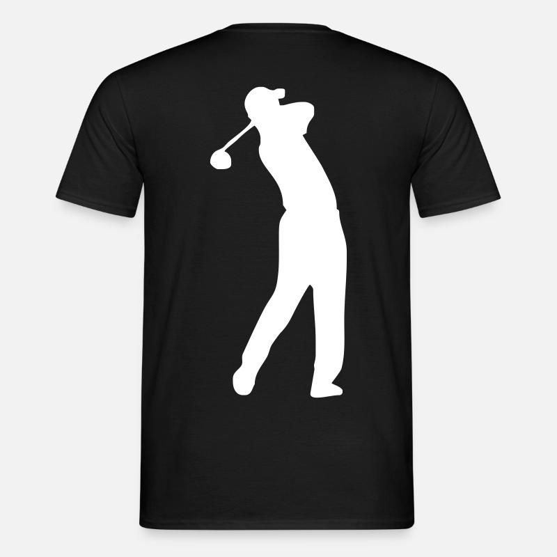 Golf - Männer T-Shirt - Schwarz
