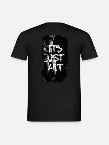 ITS JUST ART - Männer T-Shirt - Schwarz