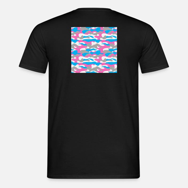 Camouflage 01 - Männer T-Shirt - Schwarz