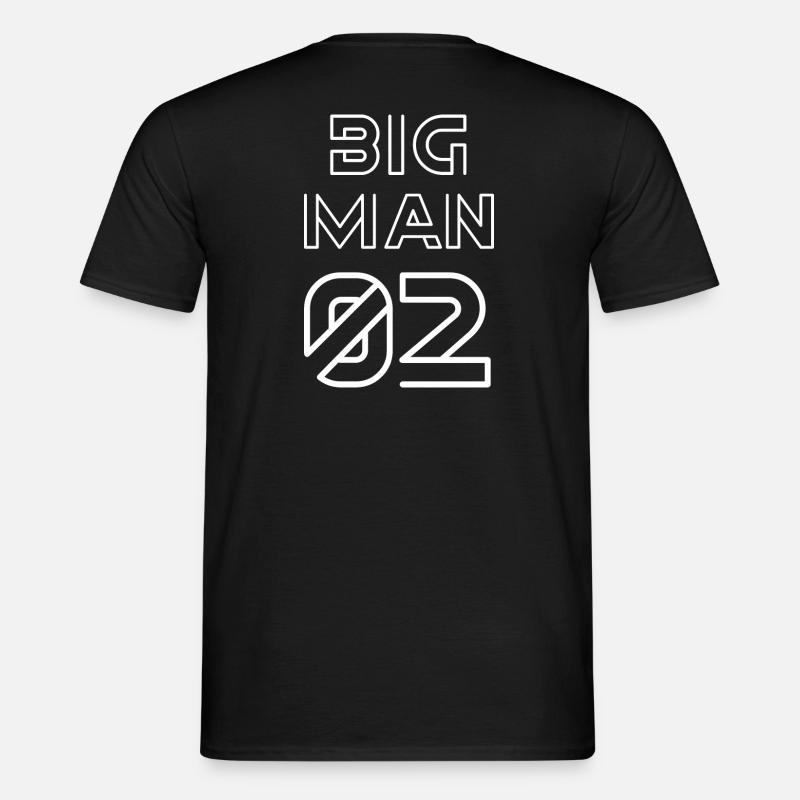 BIG MAN 02 a gift for the newcomer - Men's T-Shirt - black