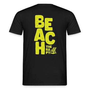 Beach Therapy - Männer T-Shirt - Schwarz - Hinten - AI Model Male 178 light (178cm)
