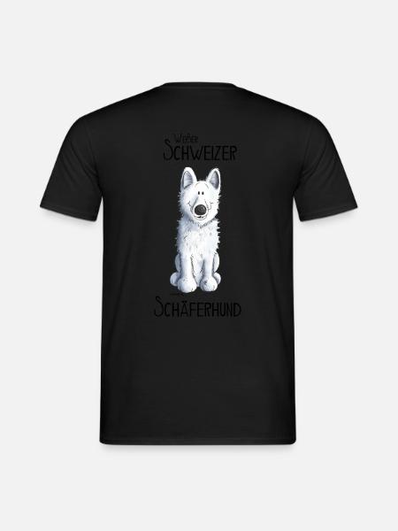 Weißer Schweizer Schäferhund - Männer T-Shirt -
