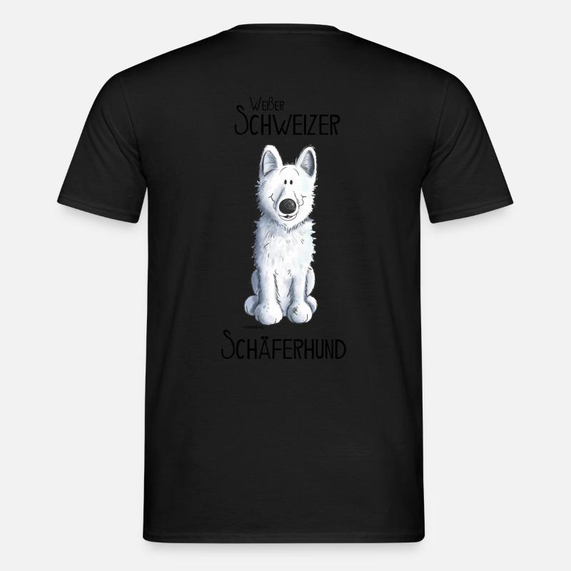 Weißer Schweizer Schäferhund - Männer T-Shirt - undefined