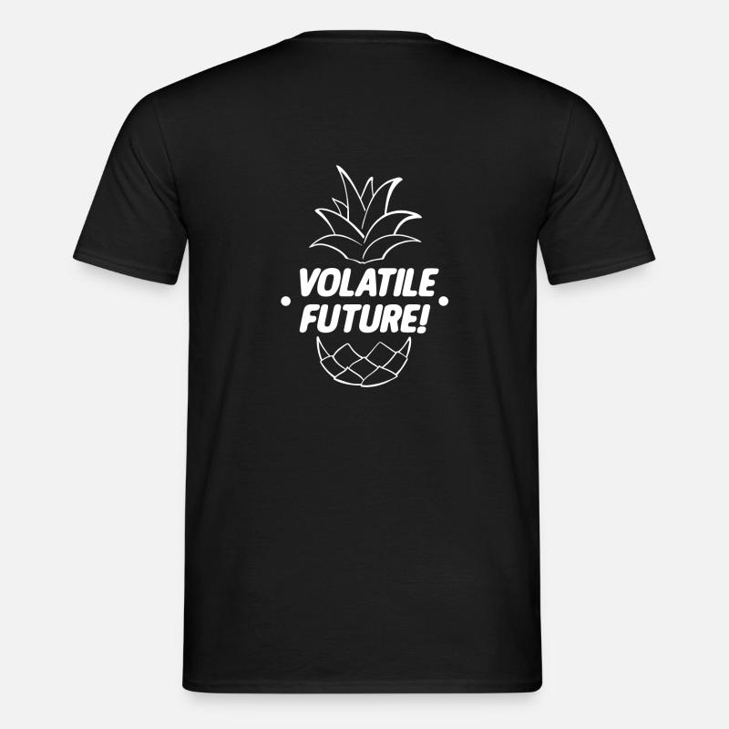 VOLATILE FUTURE! White - Men’s T-shirt - black