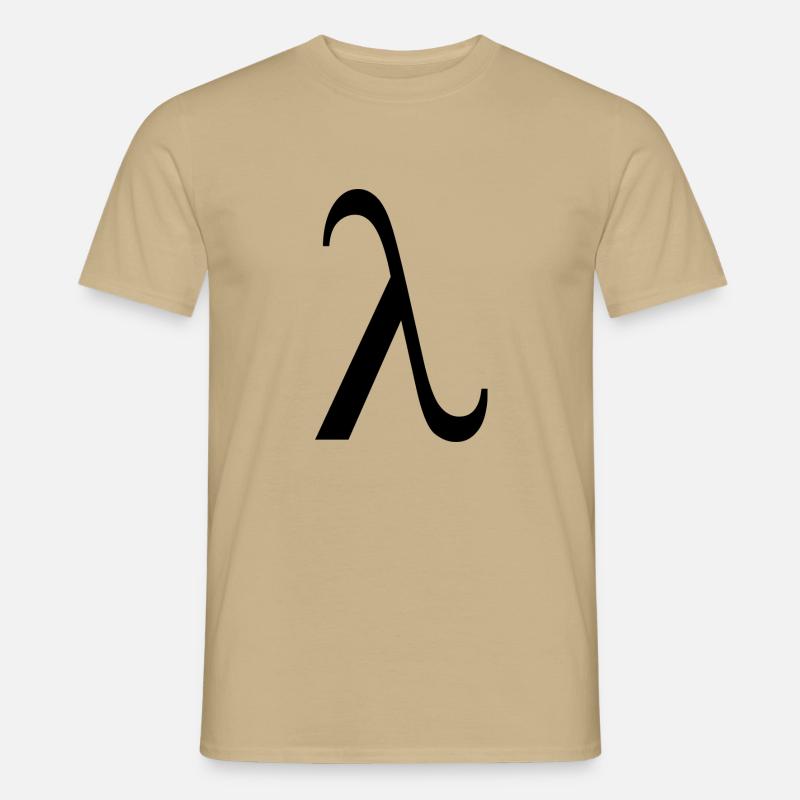 Lambda - Men’s T-shirt - sand beige
