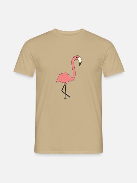 Flamant - T-shirt homme - beige sable