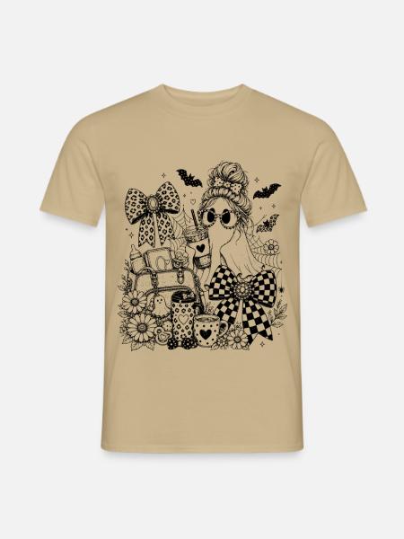 Mama Geist - Männer T-Shirt - Sandbeige