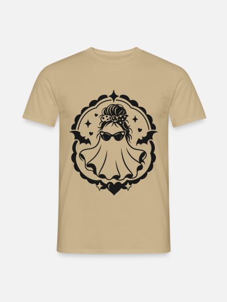 Mama Geist - Männer T-Shirt - Sandbeige