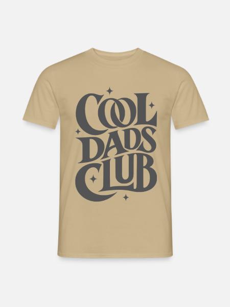 Cool Dads Club - Männer T-Shirt - Sandbeige