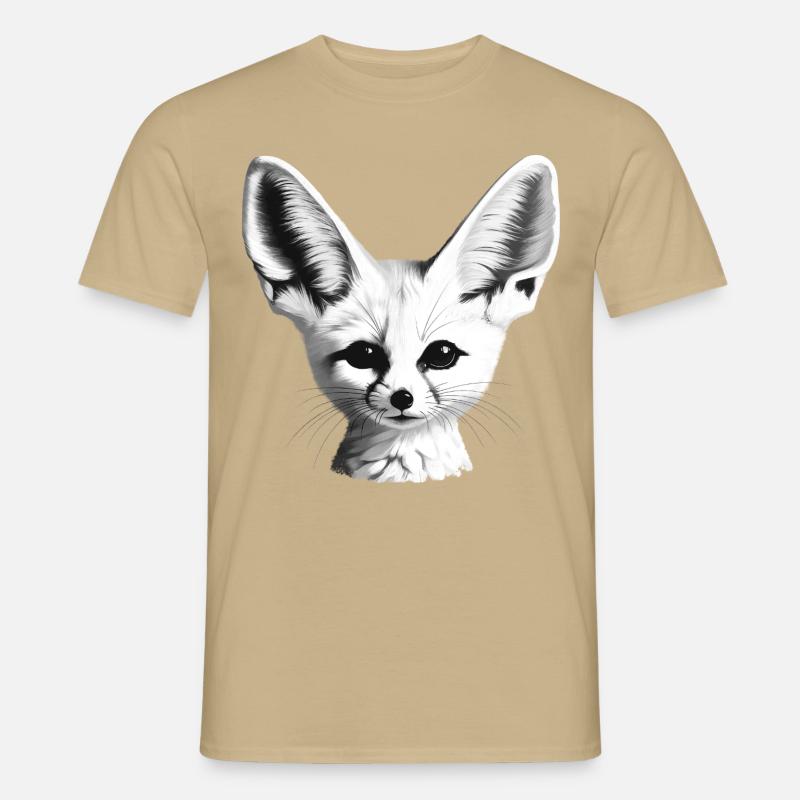 Fennek - Männer T-Shirt - Sandbeige