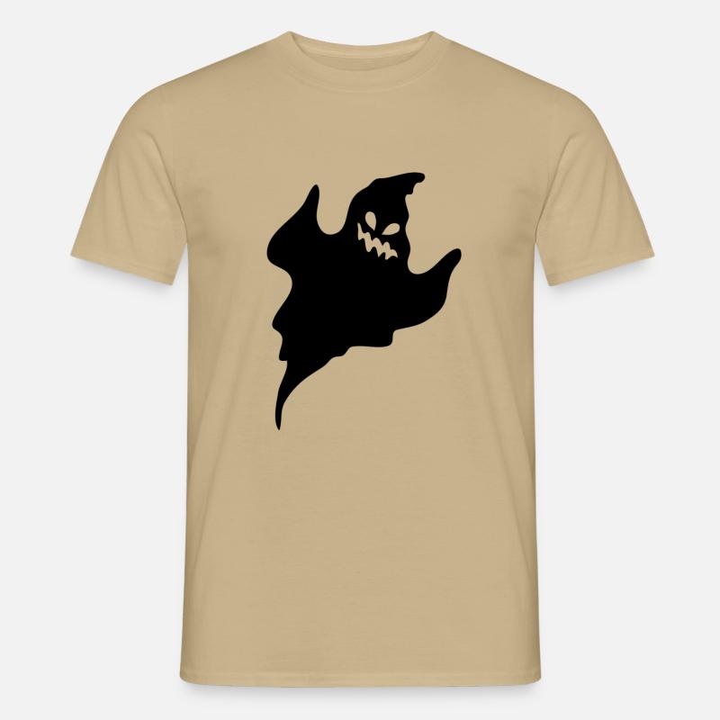 Geist Gespennst - Männer T-Shirt - Sandbeige