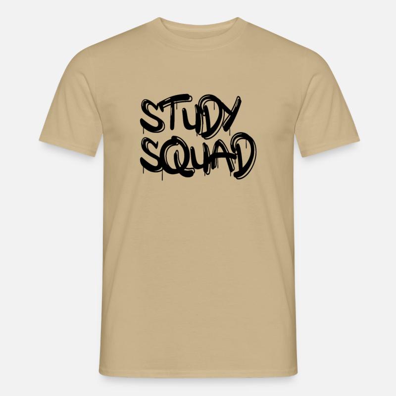study squad - Männer T-Shirt - Sandbeige