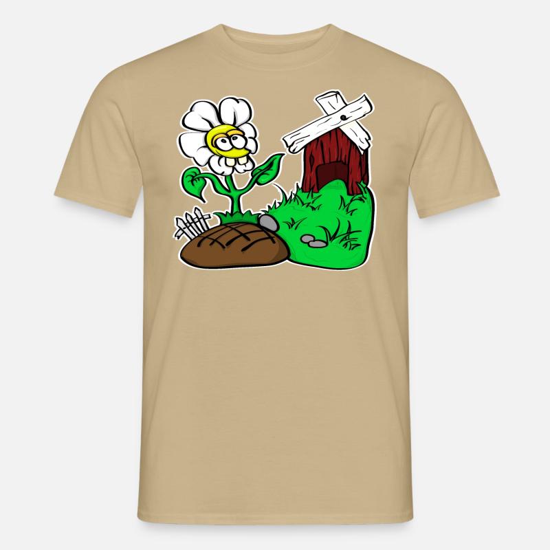 Gänseblümchen - Männer T-Shirt - Sandbeige