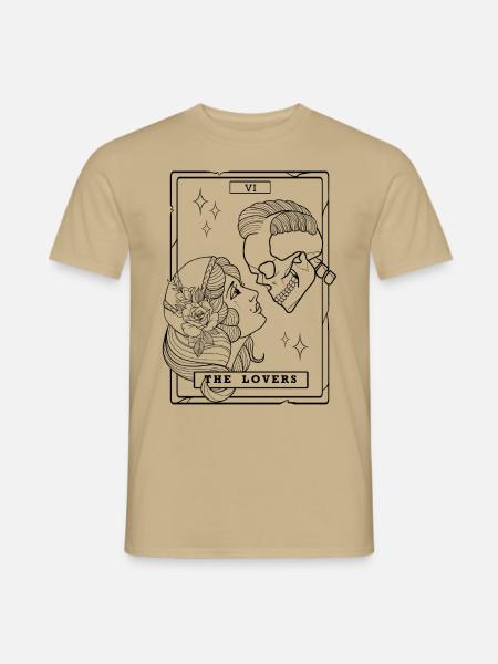 the lovers - Men's T-Shirt - sand beige