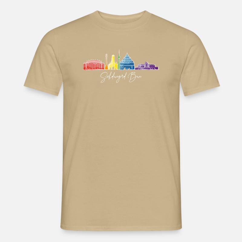 Stuttgart Bua - Männer T-Shirt - Sandbeige
