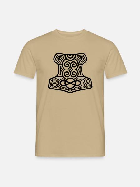 Mjölnir - Männer T-Shirt - Sandbeige