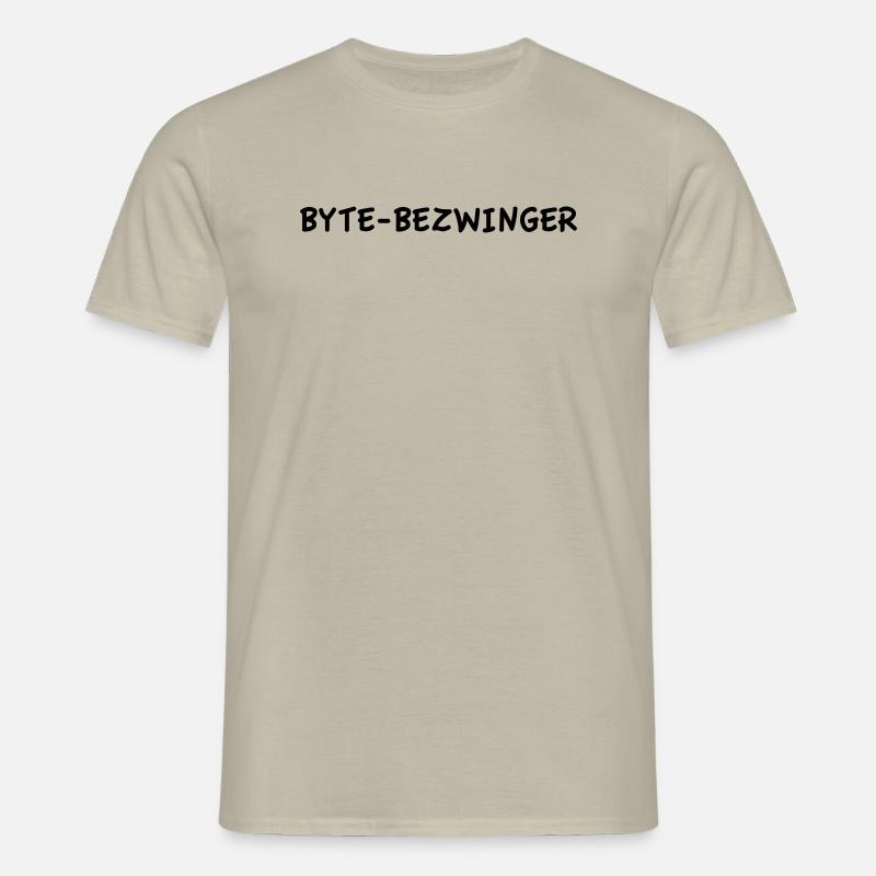 Byte Conqueror - Men's T-Shirt - sand beige