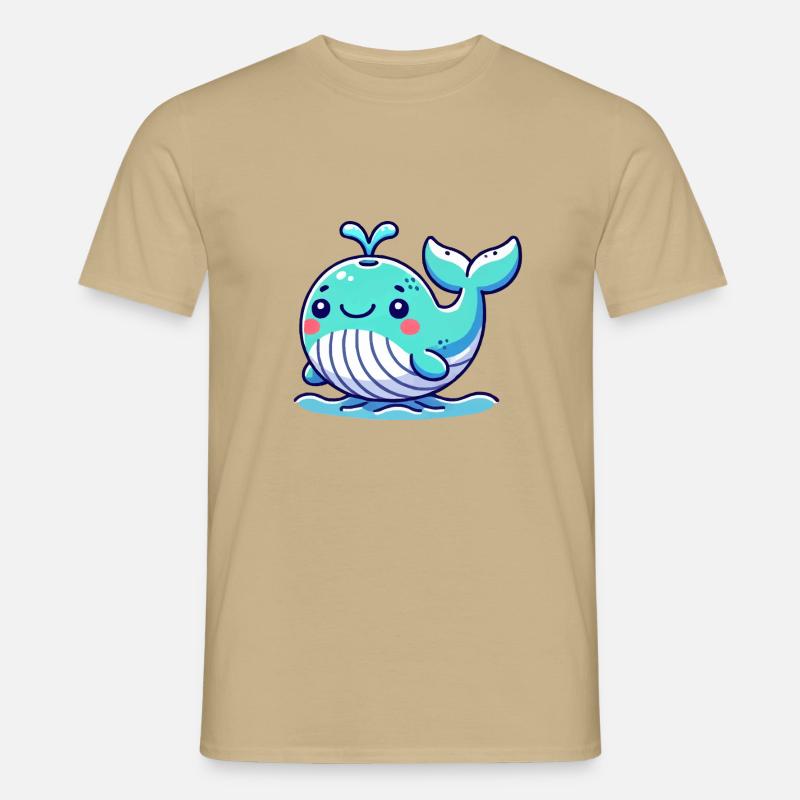 wal comic - Männer T-Shirt - Sandbeige