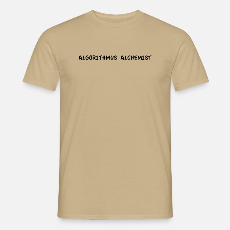 Algorithmus Alchemist - Männer T-Shirt - Sandbeige