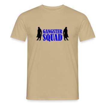 Gangster Squad - Men's T-Shirt - sand beige - Front - AI Model Male 178 light (178cm)