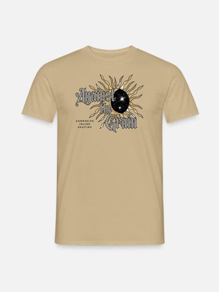 ATG Sun and Moon - Männer T-Shirt - Sandbeige