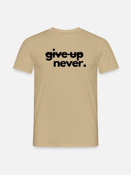 Design Entwurf, Motivation - Männer T-Shirt - Sandbeige
