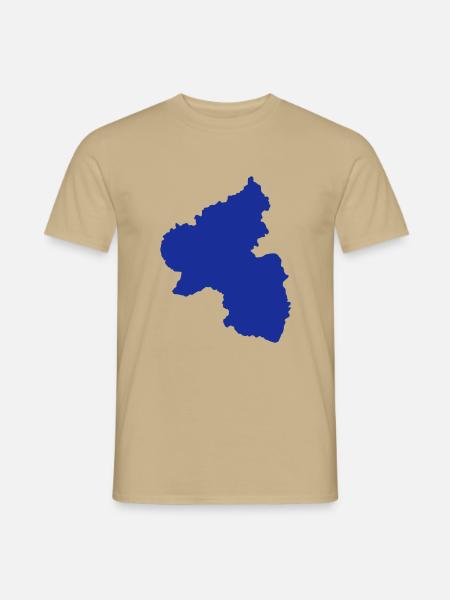 Rheinland Pfalz - Männer T-Shirt - Sandbeige