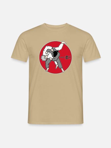 Ippon - Männer T-Shirt - Sandbeige