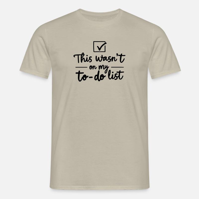 Unexpected task - Men's T-Shirt - sand beige