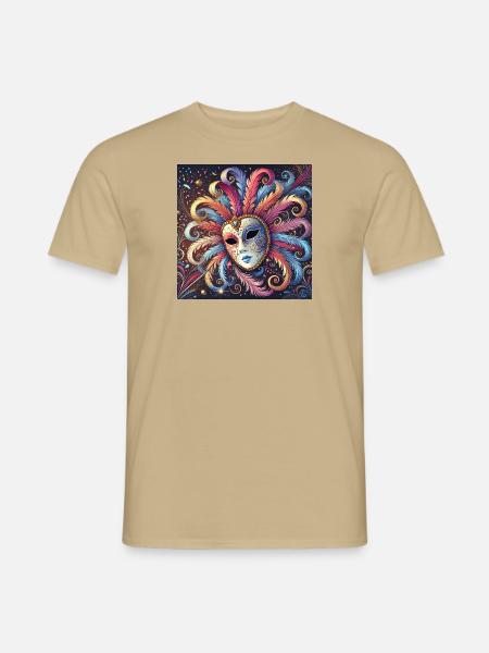 Karnewal - Männer T-Shirt - Sandbeige