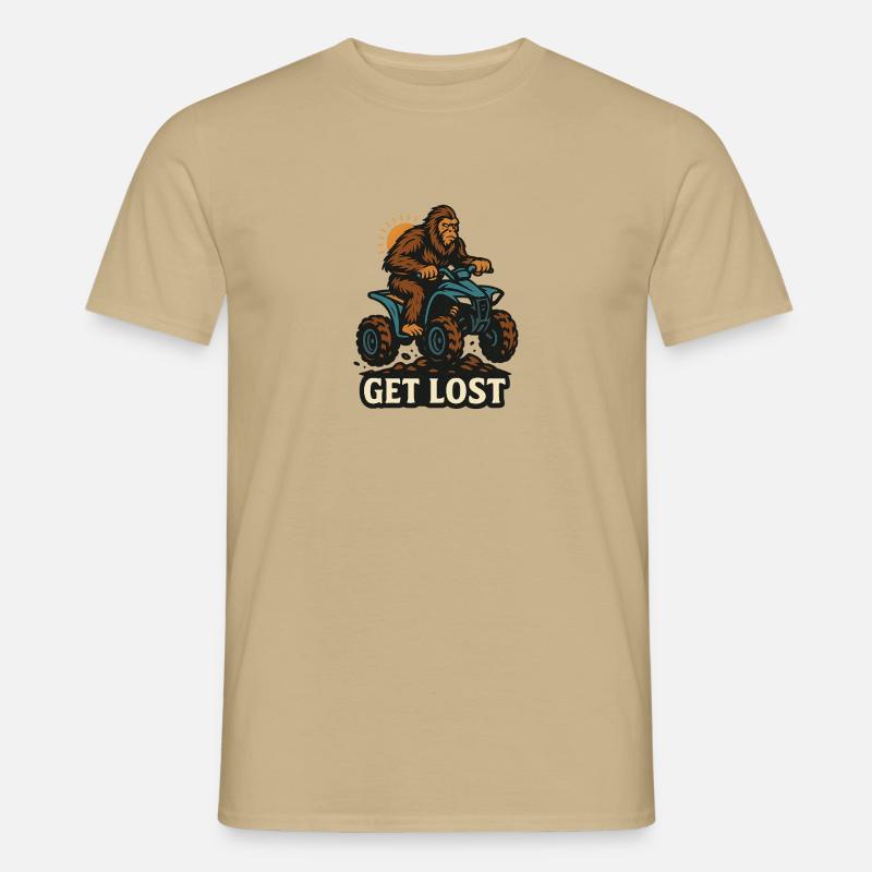 Hol dir Lost Sasquatch - Männer T-Shirt - Sandbeige