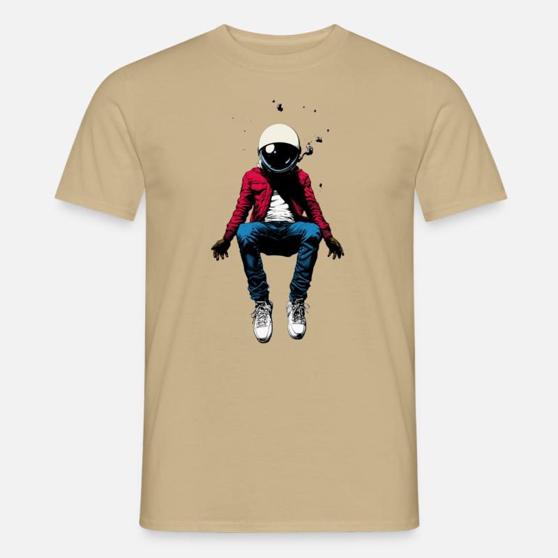 Floating - Männer T-Shirt - Sandbeige