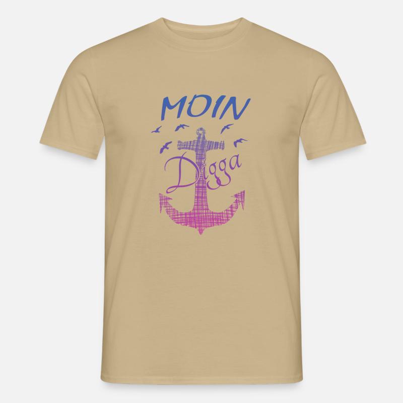 MOIN - Männer T-Shirt - Sandbeige