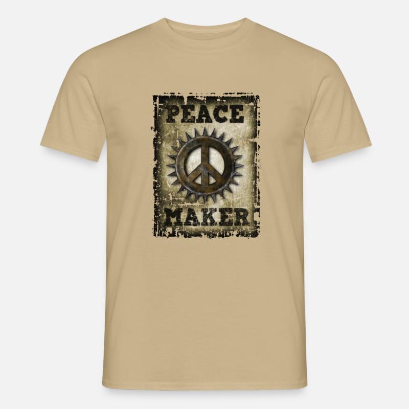 Peacemaker - Männer T-Shirt - Sandbeige