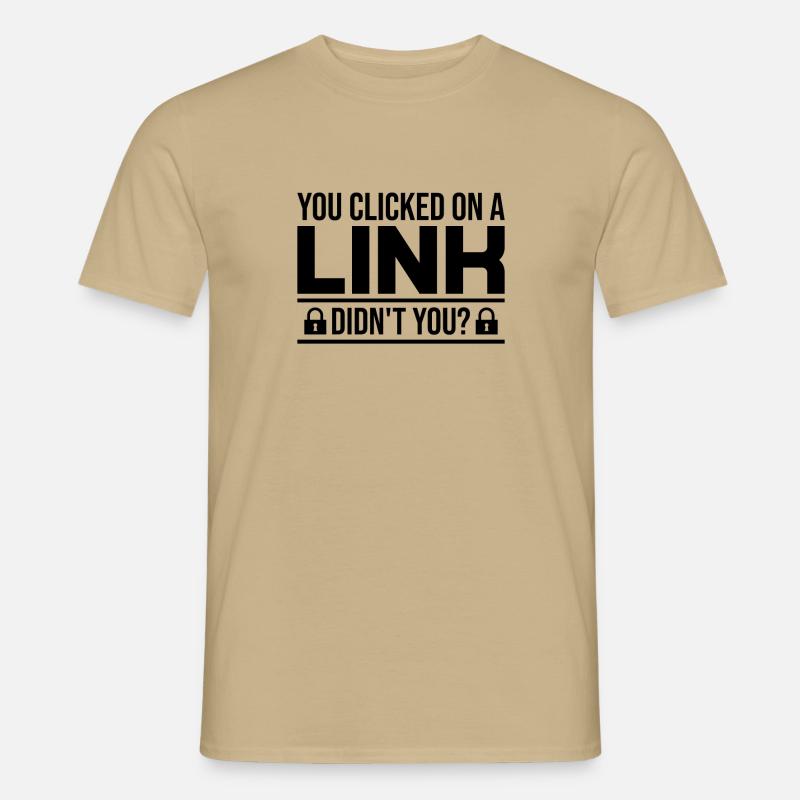 Cybersecurity Computersicherheit Cybersecurity - Männer T-Shirt - Sandbeige