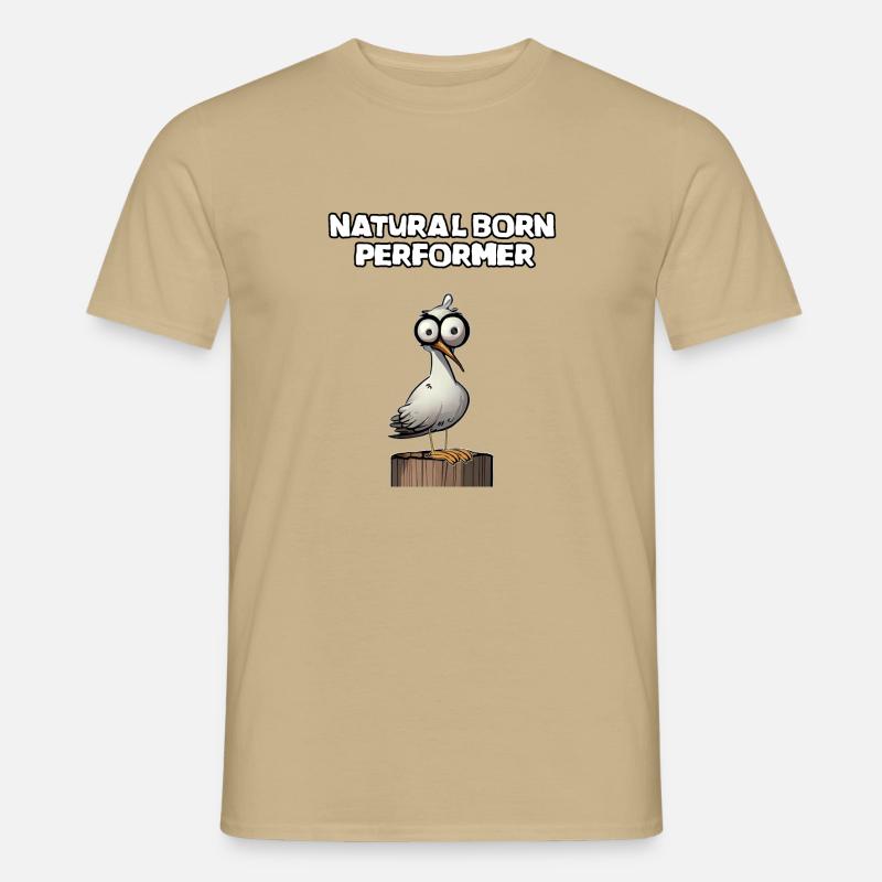 Talent Inside - Männer T-Shirt - Sandbeige