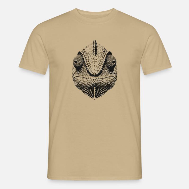 Chamäleon - Männer T-Shirt - Sandbeige