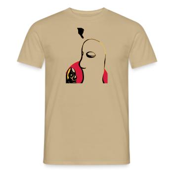 Big Brother - Männer T-Shirt - Sandbeige - Vorne - AI Model Male 178 light (178cm)