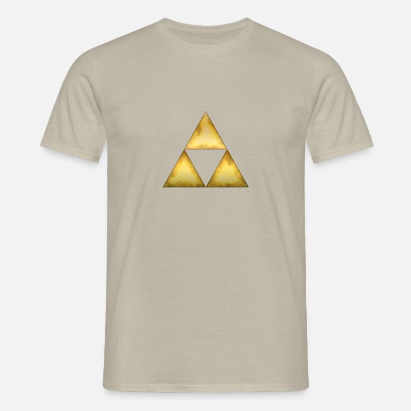 Sierpinski triangle - Men's T-Shirt - sand beige