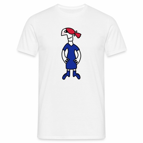 Little red head girl - Men's T-Shirt
