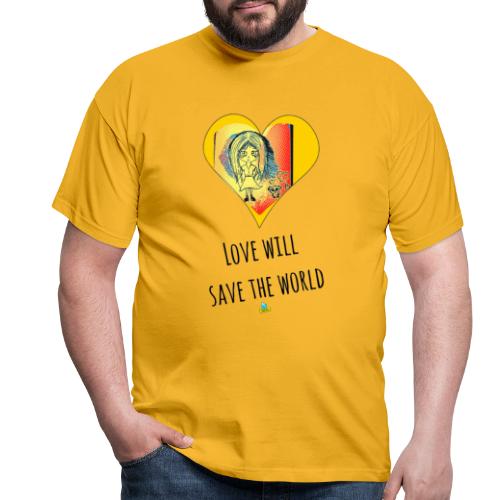 Love will save the world - Maglietta da uomo