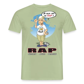 Maquette de T-shirt homme « Retraite Idéale : Apéro & Pétanque à Volonté » à imprimer et personnaliser
