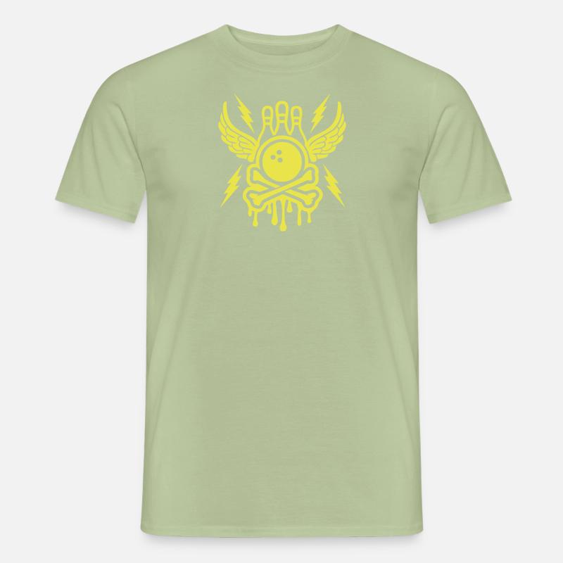Bowling Bones - Männer T-Shirt - Sage