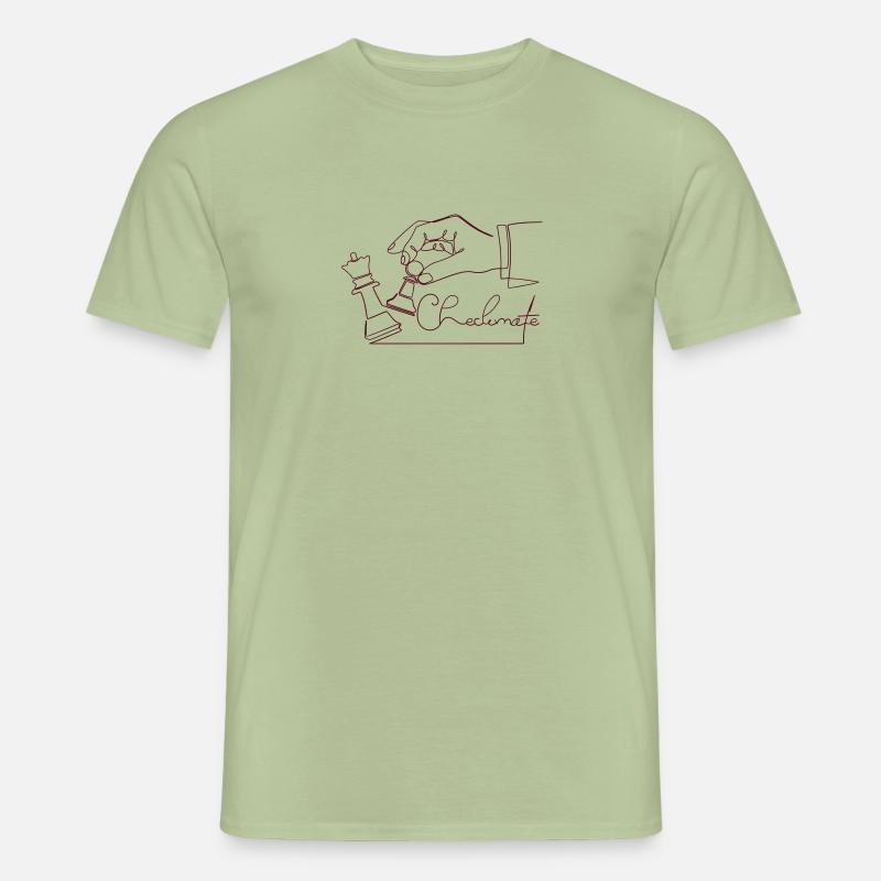Checkmate!!! - Männer T-Shirt - Sage