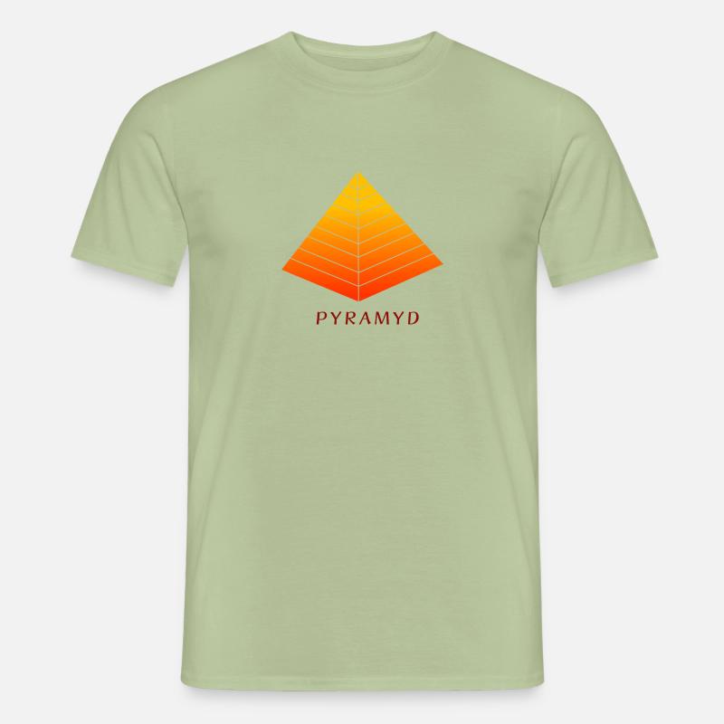 Pyramide - Männer T-Shirt - Sage