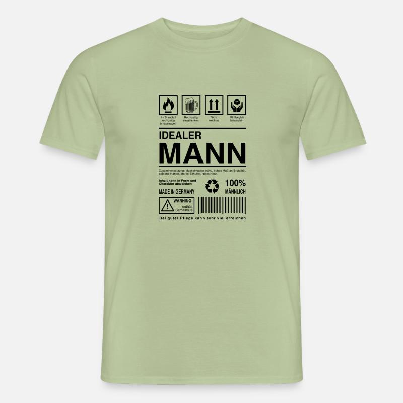 ideal man IDEAL MAN so must be a man Men’s T-shirt
